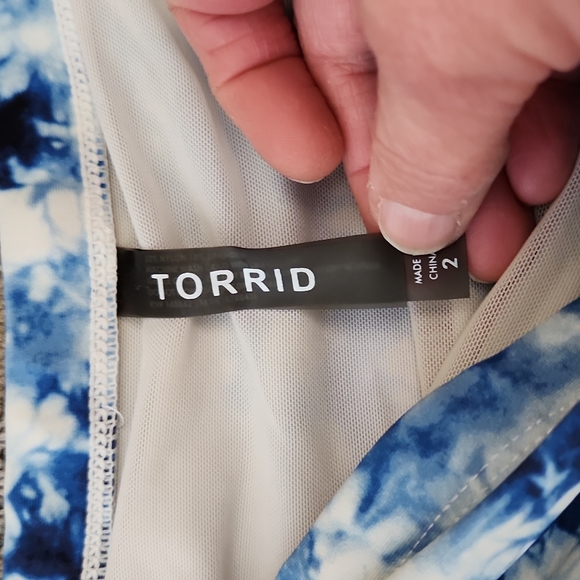 Torrid Tye Dye Swim Bottoms Size 2X - Picture 7 of 12